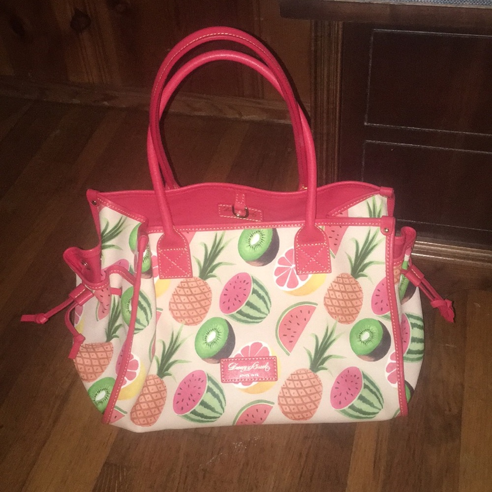Dooney and Bourke Summer Fruit Print Tote